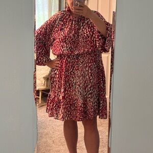 Haptics Vibrant Patterned Dress